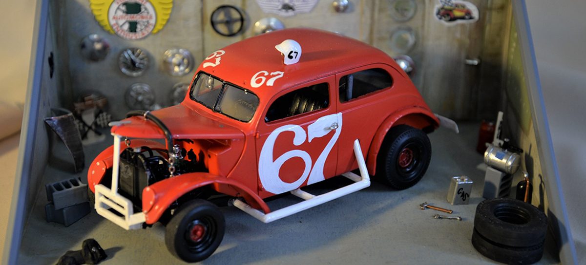 1937 ford racecar diorama