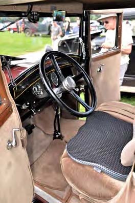 1929 70A Willys Knight Sedan interior