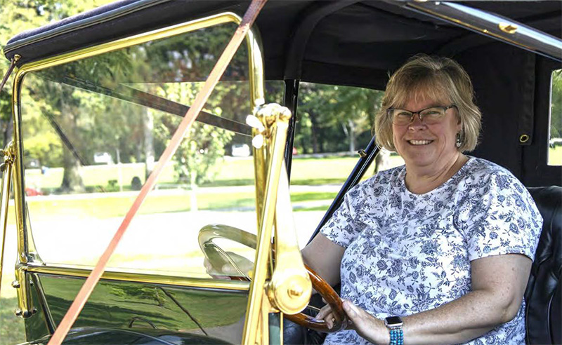 Tammy Thompson 1910 Metz Runabout