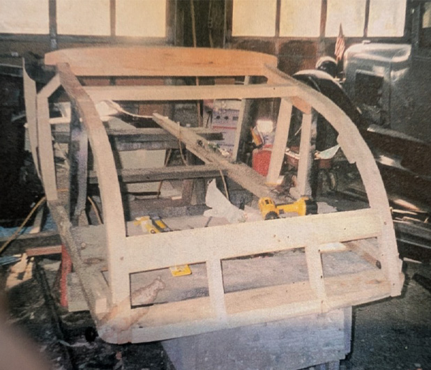 1929 Plymouth Roadster Wooden Internal Body Skeleton